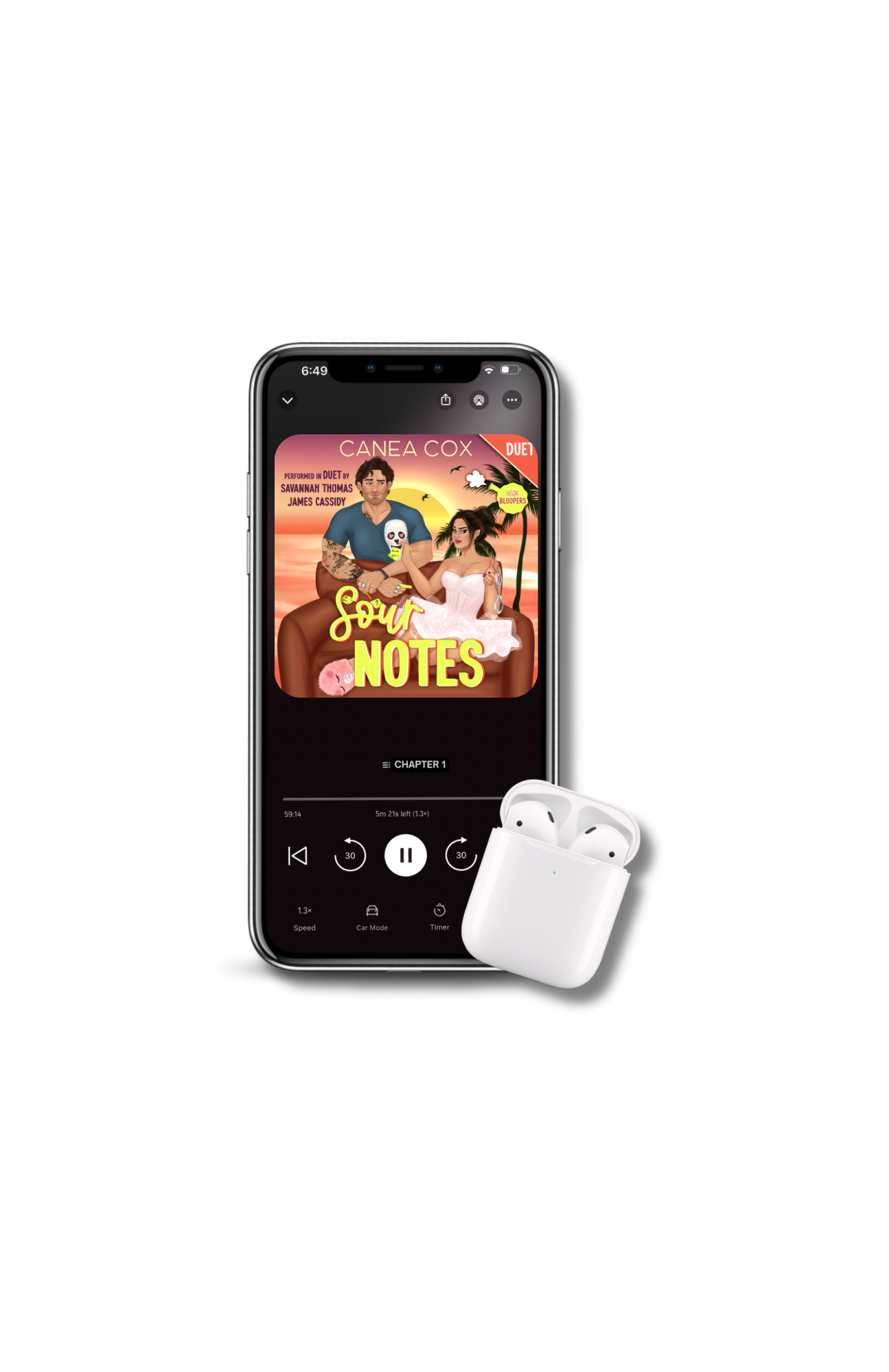 PREORDER Sour Notes Audiobook